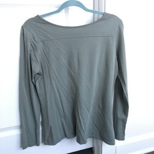 Amici Sage Green Long Sleeve Top